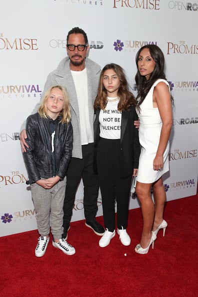 Chris Cornell and family