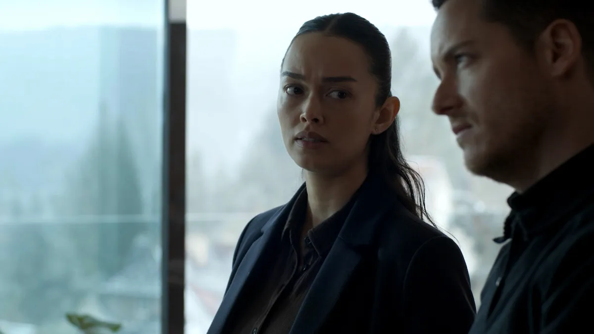 Serious looking woman in 'FBI: International'