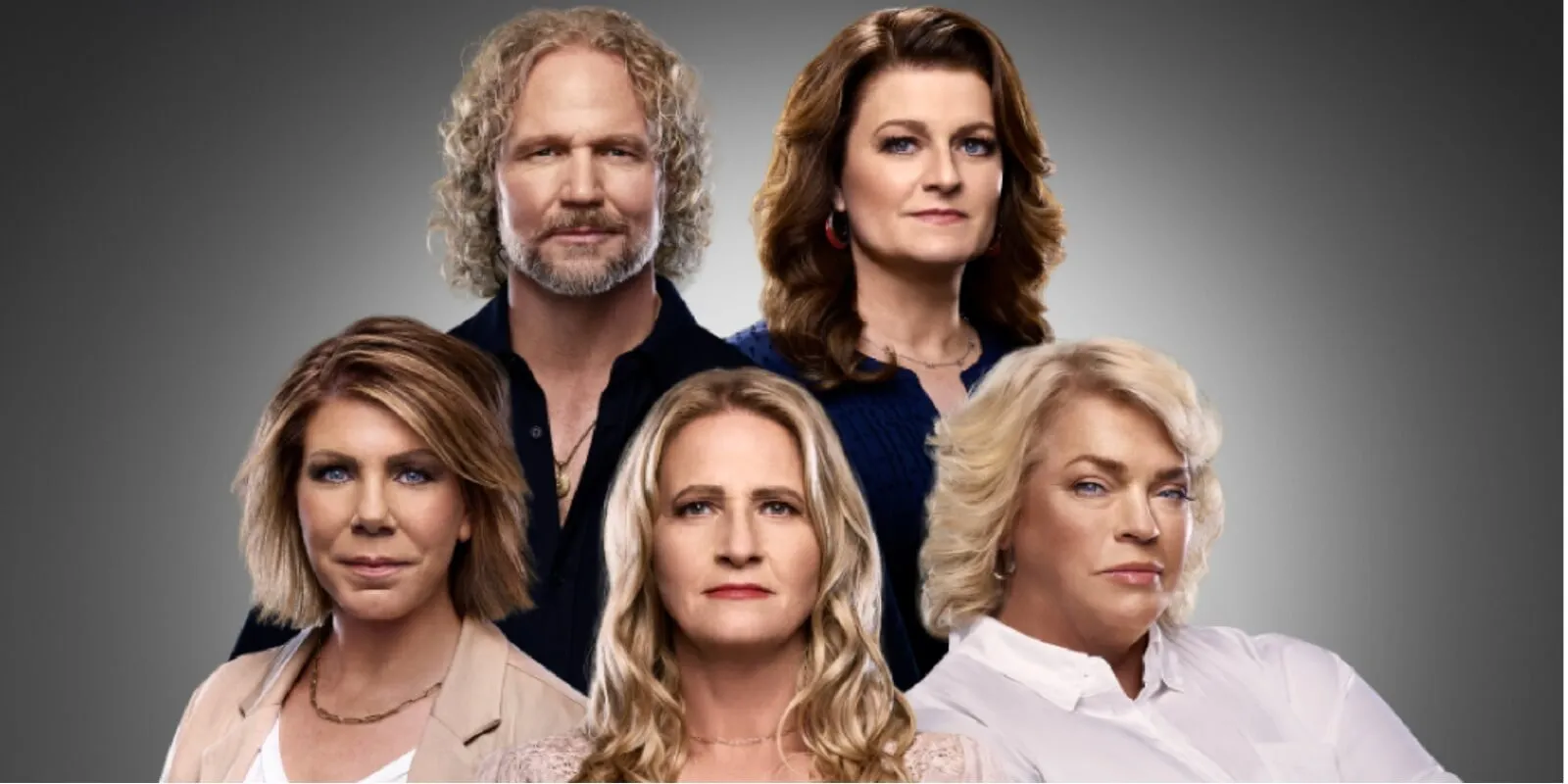 The cast of TLC's 'Sister Wives' includes Meri, Christine, Janelle, Robyn, and Kody Brown