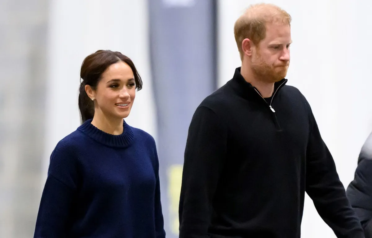Meghan Markle and Prince Harry attend the wheelchair basketball during day one of the 2025 Invictus Games at the Vancouver Convention Centre in Vancouver, British Columbia