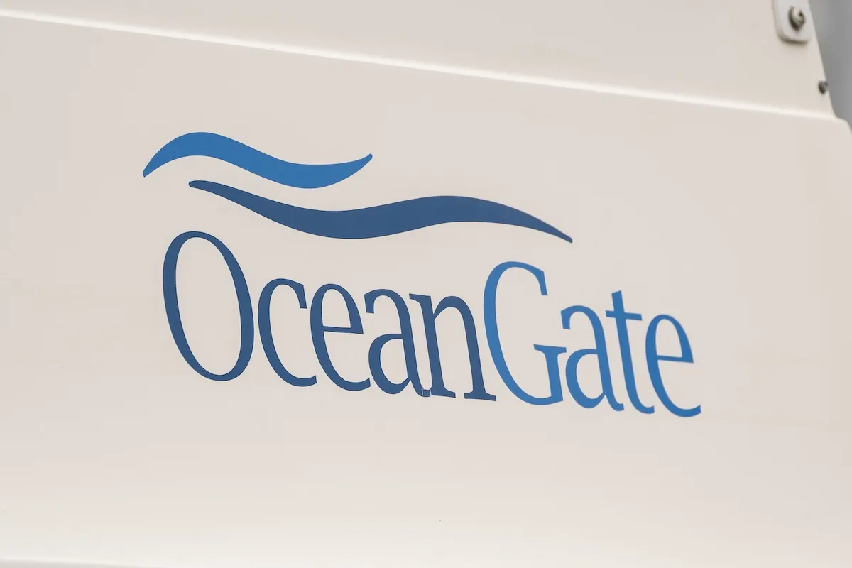 Logo of OceanGate, the company behind the Titan submersible