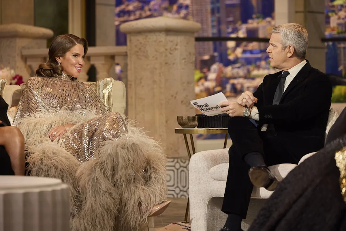 Brynn Whitfield talks to Andy Cohen during the 'RHONY' Season 15 reunion
