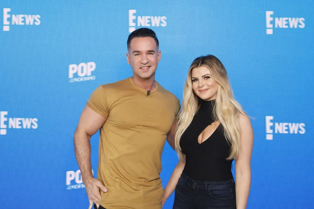 Mike "The Situation" Sorrentino and Lauren Sorrentino on 'Pop of the Morning' on March 6, 2020