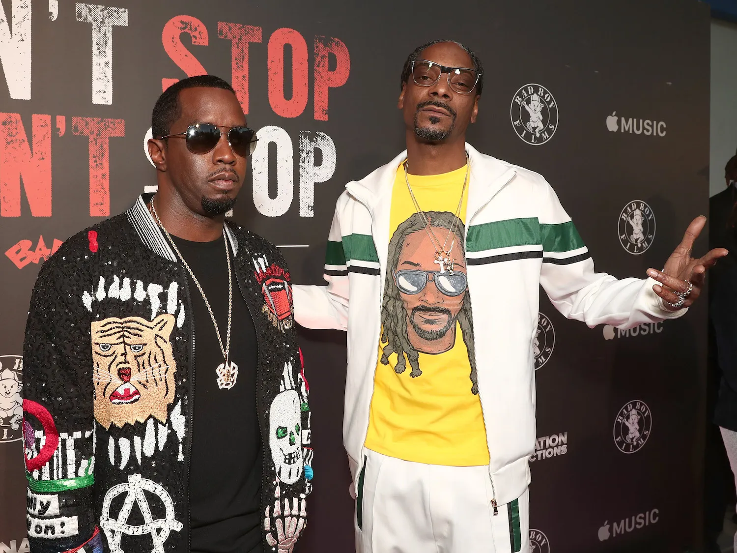 Snoop Dogg and Sean 'Diddy' Combs posing together in 2017